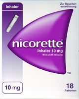 NICORETTE Inhaler 10 mg 18 Patronen + 1 Mundstück