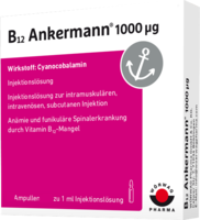 B12 ANKERMANN 1000 µg Injektionslösung Amp.